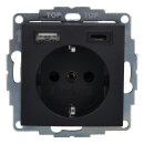 Berker 48041606 Steckdose SCHUKO/USB A-C B.3 Anthrazit matt