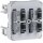 Berker 80141600 Taster 2-fach 48V AC/DC für W.1 mit Schrägstellung AP/EB Lichtgrau/Grau