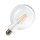 SLV 1005310 G125 E27 LED Leuchtmittel Transparent 7,5W 2700K CRI90 320° 17,8cm