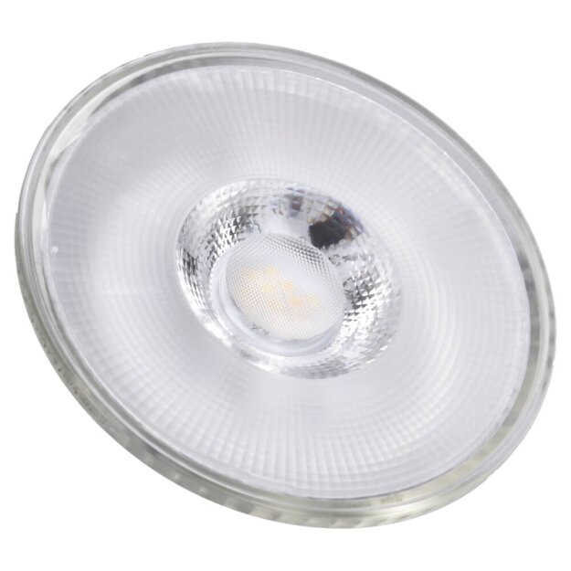 SLV 1005274 QPAR111 GU10 LED Leuchtmittel Transparent 8W 2700K CRI90 38° 6,1cm