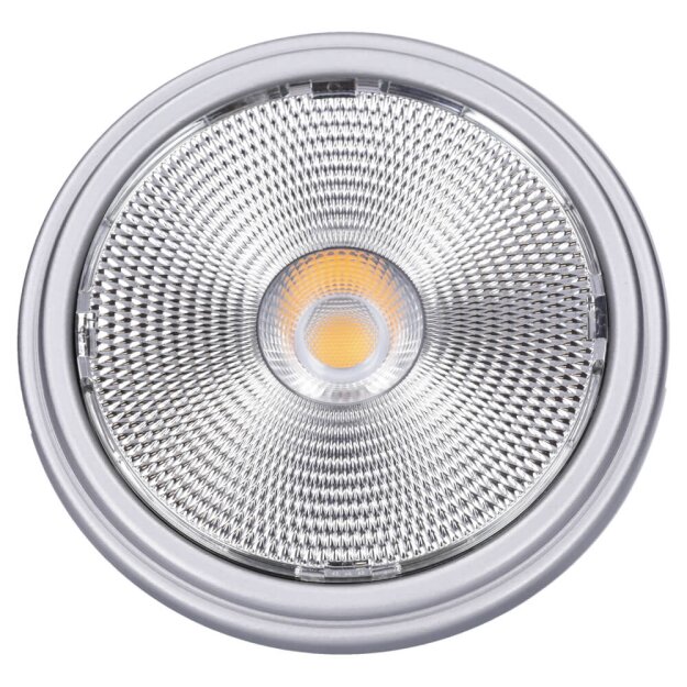 SLV 1005280 QPAR111 GU10 LED Leuchtmittel Silber 12,5W 3000K CRI90 60° 7cm