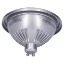 SLV 1005280 QPAR111 GU10 LED Leuchtmittel Silber 12,5W 3000K CRI90 60° 7cm