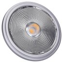 SLV 1005280 QPAR111 GU10 LED Leuchtmittel Silber 12,5W 3000K CRI90 60° 7cm