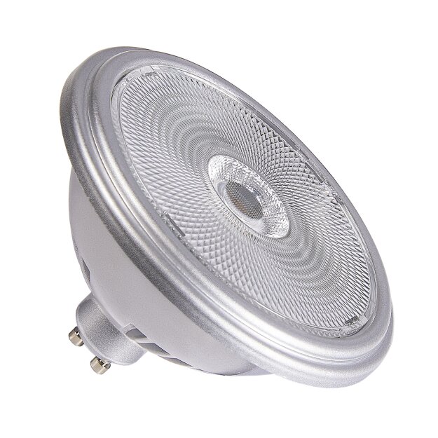 SLV 1005283 QPAR111 GU10 LED Leuchtmittel Silber 12,5W...