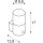SLV 1006179 Grafit E27 Round Sensor Wandaufbauleuchte Anthrazit 8,8cm