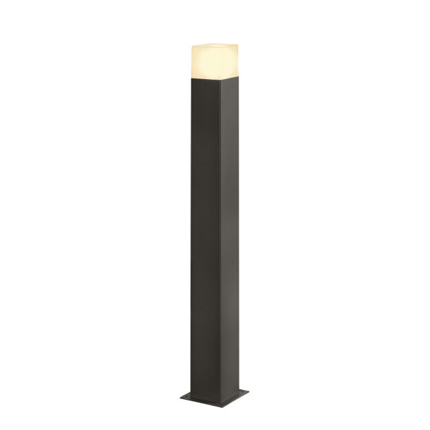 SLV 1006184 Grafit E27 90 Pole Square Stehleuchte Anthrazit 8,5cm
