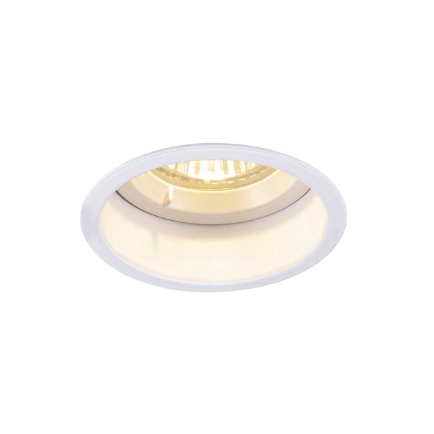 SLV 1005436 Horn GU10 Deckeneinbauleuchte Weiß 25W blower door getestet 12cm