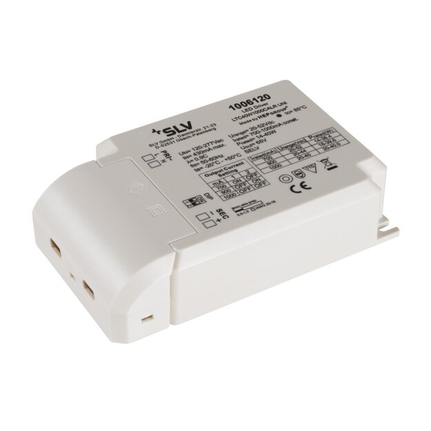 SLV 1006120 LED Treiber 40W 700/900/1000mA 12,3cm