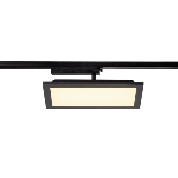 SLV 1004933 Panel Track Square 150x300mm 1 Phasen Spot Schwarz 18W 3000K 30cm