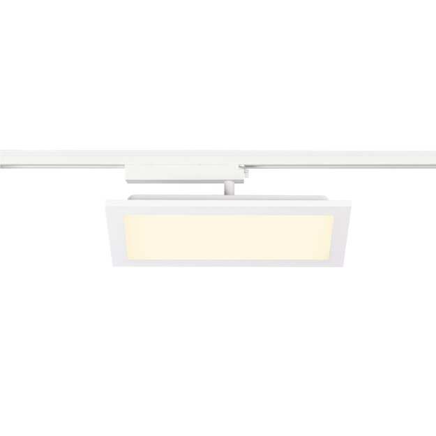 SLV 1004934 Panel Track Square 150x300mm 1 Phasen Spot Weiß 18W 3000K 30cm