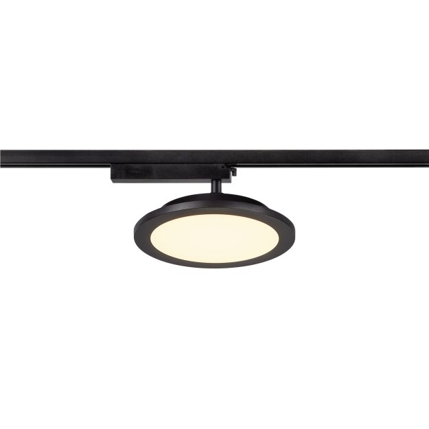 SLV 1004935 Panel Track Round 200mm 1 Phasen Spot Schwarz 18W 3000K 23,1cm