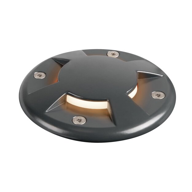 SLV 1006176 Small Plot Abdeckung 4 Slots Anthrazit 1,7cm