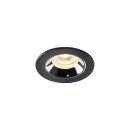 SLV 1005507 Numinos XS Deckeneinbauleuchte Schwarz/Chrom 2700K 55° 4,5cm