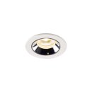 SLV 1005516 Numinos XS Deckeneinbauleuchte Weiß/Chrom 2700K 55° 4,5cm