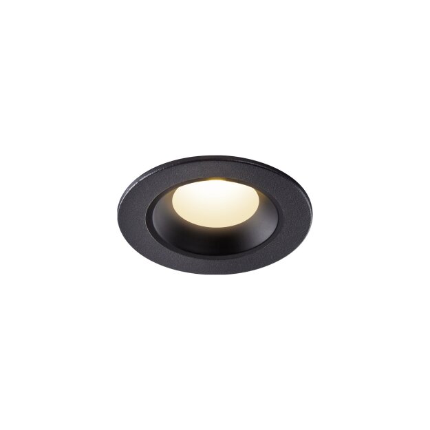 SLV 1005523 Numinos XS Deckeneinbauleuchte Schwarz 3000K 55° 4,5cm