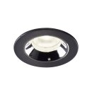 SLV 1005537 Numinos XS Deckeneinbauleuchte Schwarz/Chrom...