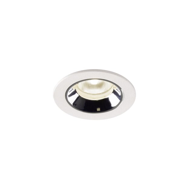 SLV 1005552 Numinos XS Deckeneinbauleuchte Weiß/Chrom 4000K 55° 4,5cm
