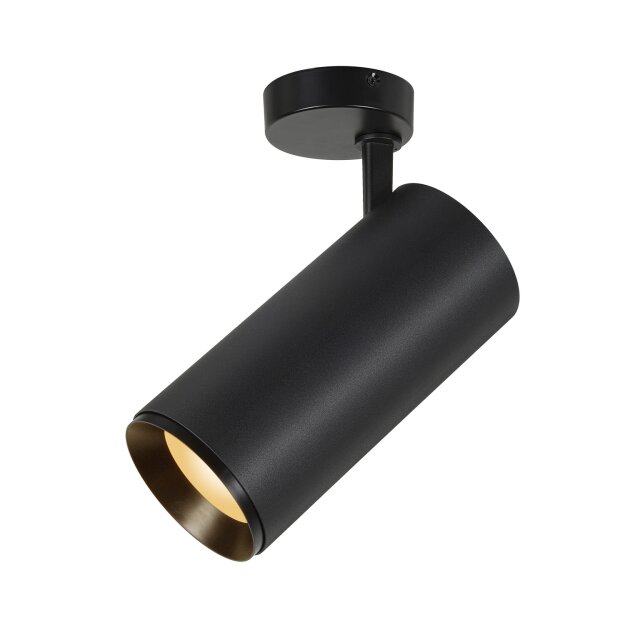 SLV 1006083 Numinos Spot XL Phase Deckenaufbauleuchte Schwarz 36W 2700K 24° 25,8cm