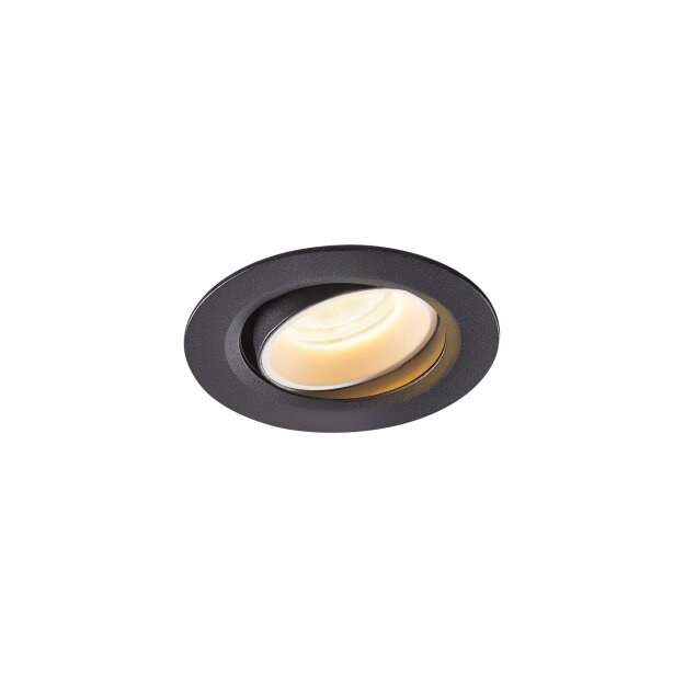 SLV 1005554 Numinos Move XS Deckeneinbauleuchte Schwarz/Weiß 2700K 20° 5,5cm