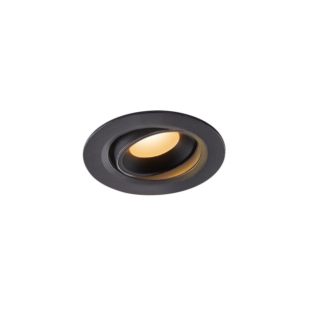 SLV 1005556 Numinos Move XS Deckeneinbauleuchte Schwarz 2700K 40° 5,5cm