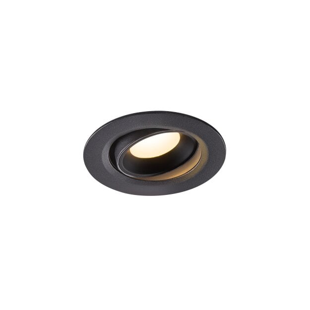 SLV 1005574 Numinos Move XS Deckeneinbauleuchte Schwarz 3000K 40° 5,5cm