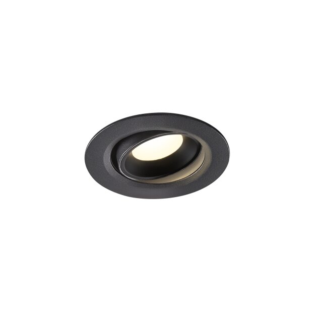 SLV 1005589 Numinos Move XS Deckeneinbauleuchte Schwarz 4000K 20° 5,5cm