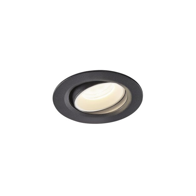 SLV 1005590 Numinos Move XS Deckeneinbauleuchte Schwarz/Weiß 4000K 20° 5,5cm
