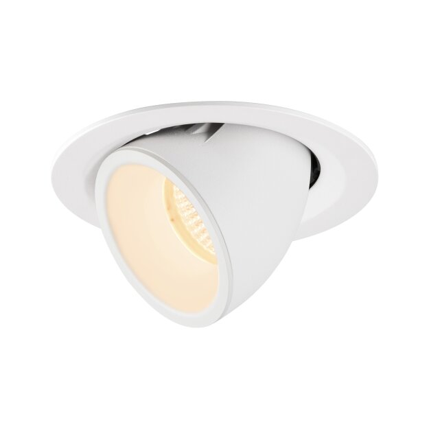 SLV 1005934 Numinos Gimble M Deckeneinbauleuchte Weiß 2700K 40° 9,5cm