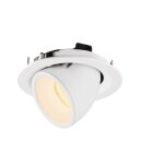 SLV 1005934 Numinos Gimble M Deckeneinbauleuchte Weiß 2700K 40° 9,5cm