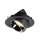 SLV 1005947 Numinos Gimble M Deckeneinbauleuchte Schwarz/Chrom 3000K 55° 9,5cm