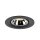 SLV 1005947 Numinos Gimble M Deckeneinbauleuchte Schwarz/Chrom 3000K 55° 9,5cm