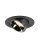 SLV 1005947 Numinos Gimble M Deckeneinbauleuchte Schwarz/Chrom 3000K 55° 9,5cm