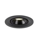 SLV 1005960 Numinos Gimble M Deckeneinbauleuchte Schwarz 4000K 40° 9,5cm