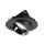 SLV 1005962 Numinos Gimble M Deckeneinbauleuchte Schwarz/Chrom 4000K 40° 9,5cm