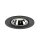 SLV 1005965 Numinos Gimble M Deckeneinbauleuchte Schwarz/Chrom 4000K 55° 9,5cm