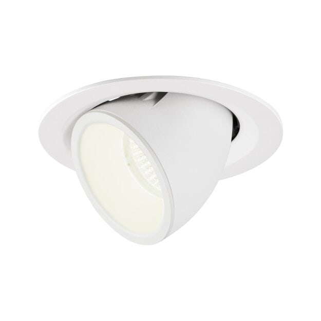 SLV 1005967 Numinos Gimble M Deckeneinbauleuchte Weiß 4000K 20° 9,5cm