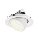 SLV 1005967 Numinos Gimble M Deckeneinbauleuchte Weiß 4000K 20° 9,5cm
