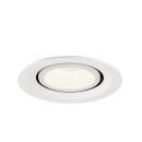 SLV 1005967 Numinos Gimble M Deckeneinbauleuchte Weiß 4000K 20° 9,5cm