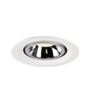 SLV 1005968 Numinos Gimble M Deckeneinbauleuchte Weiß/Chrom 4000K 20° 9,5cm
