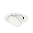 SLV 1005970 Numinos Gimble M Deckeneinbauleuchte Weiß 4000K 40° 9,5cm