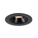 SLV 1005978 Numinos Gimble L Deckeneinbauleuchte Schwarz 2700K 40° 11,5cm