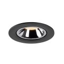 SLV 1005980 Numinos Gimble L Deckeneinbauleuchte Schwarz/Chrom 2700K 40° 11,5cm