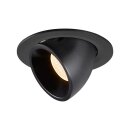 SLV 1005981 Numinos Gimble L Deckeneinbauleuchte Schwarz...