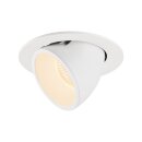SLV 1005988 Numinos Gimble L Deckeneinbauleuchte Weiß 2700K 40° 11,5cm