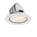 SLV 1005988 Numinos Gimble L Deckeneinbauleuchte Weiß 2700K 40° 11,5cm