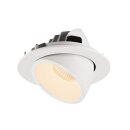 SLV 1005988 Numinos Gimble L Deckeneinbauleuchte Weiß 2700K 40° 11,5cm
