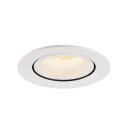 SLV 1005991 Numinos Gimble L Deckeneinbauleuchte Weiß 2700K 55° 11,5cm