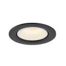SLV 1006000 Numinos Gimble L Deckeneinbauleuchte Schwarz/Weiß 3000K 55° 11,5cm
