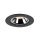 SLV 1006001 Numinos Gimble L Deckeneinbauleuchte Schwarz/Chrom 3000K 55° 11,5cm