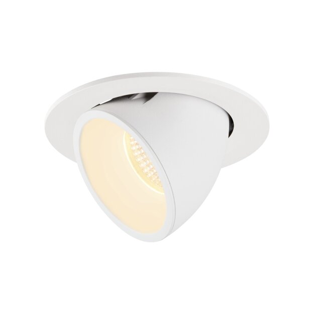 SLV 1006003 Numinos Gimble L Deckeneinbauleuchte Weiß 3000K 20° 11,5cm